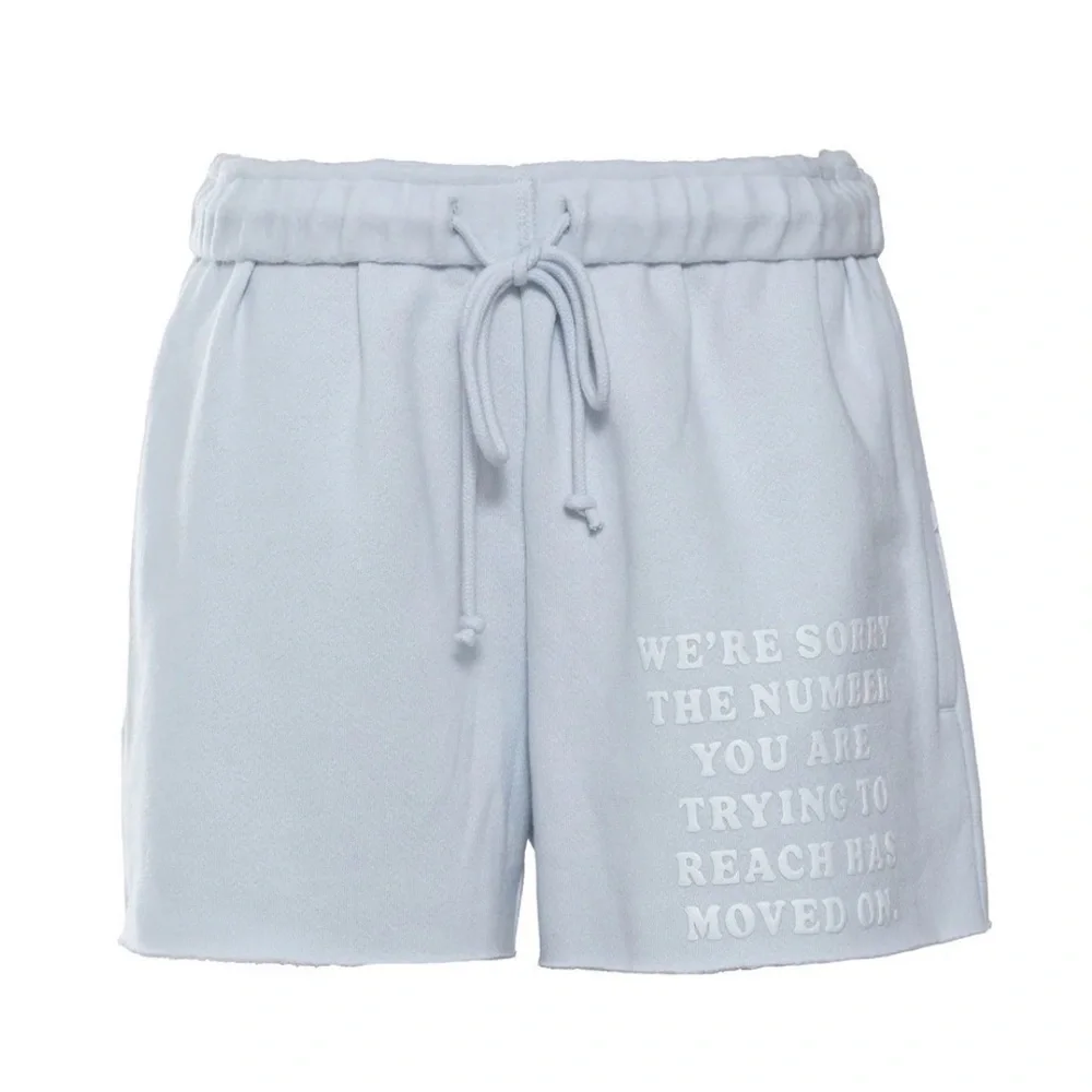 Light BLUE 1-800 BOYS LIE BASIC SHORTS sweatpant cotton L - Picture 2 of 5